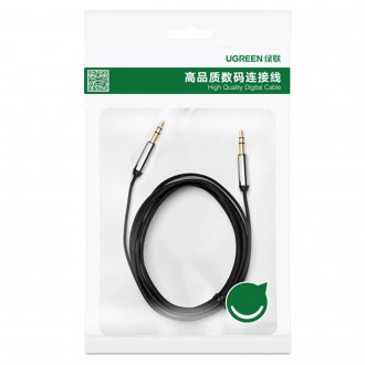 Ugreen kabel audio kabel AUX mini jack 3,5 mm 1 m černý (AV119)