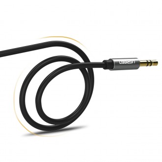 Ugreen kabel audio kabel AUX mini jack 3,5 mm 1 m černý (AV119)