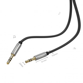 Ugreen kabel audio kabel AUX mini jack 3,5 mm 1 m černý (AV119)