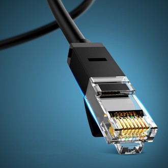 Ugreen LAN Ethernet U/UTP Kat. 6 1000 Mb/s 8m černá (NW102)