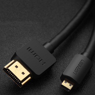 Ugreen kabel Micro HDMI - HDMI kabel 3m černý (HD127)