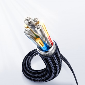 Joyroom USB C - USB C 100W kabel pro rychlé nabíjení a přenos dat 1,2 m modrý (S-CC100A4)