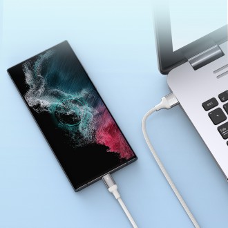 Joyroom USB kabel - USB C 3A pro rychlé nabíjení a přenos dat A10 Series 3 m bílý (S-UC027A10)