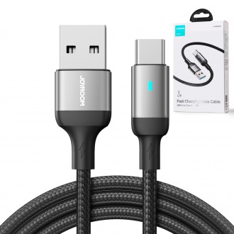 Joyroom USB kabel - USB C 3A pro rychlé nabíjení a přenos dat A10 Series 3 m černý (S-UC027A10)