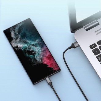 Joyroom USB kabel - USB C 3A pro rychlé nabíjení a přenos dat A10 Series 1,2 m černý (S-UC027A10)