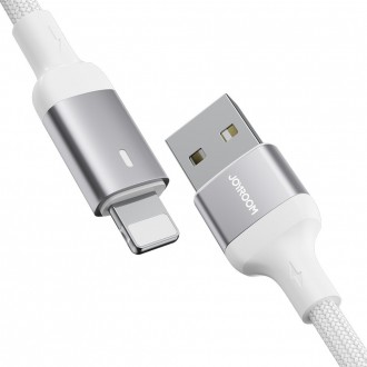 Joyroom kabel USB - Lightning 2,4A A10 Series 1,2 m bílý (S-UL012A10)