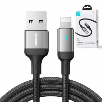 Joyroom USB - Lightning 2,4A kabel řady A10 2 m černý (S-UL012A10)