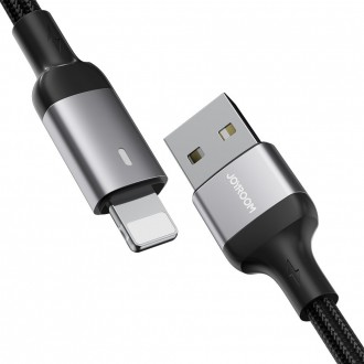 Joyroom USB - Lightning 2,4A kabel řady A10 2 m černý (S-UL012A10)