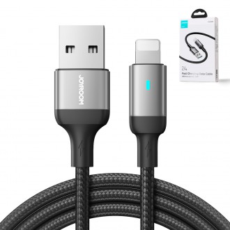 Joyroom kabel USB - Lightning 2,4A A10 Series 1,2 m černý (S-UL012A10)
