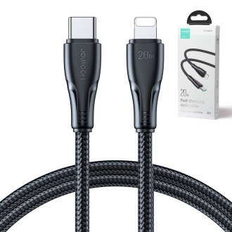 Joyroom USB C - Lightning 20W kabel řady Surpass pro rychlé nabíjení a přenos dat 2 m černý (S-CL020A11)
