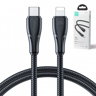 Joyroom USB C - Lightning 20W kabel řady Surpass pro rychlé nabíjení a přenos dat 2 m černý (S-CL020A11)