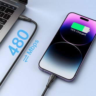 Joyroom USB C - Lightning 20W kabel řady Surpass pro rychlé nabíjení a přenos dat 2 m černý (S-CL020A11)