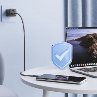 Joyroom USB kabel - micro USB 2.4A řady Surpass pro rychlé nabíjení a přenos dat 2 m černý (S-UM018A11)