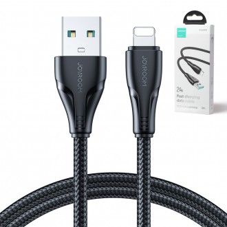 Joyroom USB - Lightning 2,4A kabel Surpass Series 2 m černý (S-UL012A11)