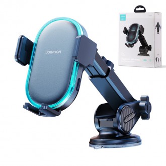Joyroom držák do auta s 15W indukční nabíječkou na palubní desku černý (JR-ZS299)