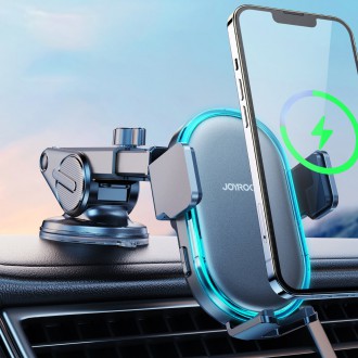 Joyroom držák do auta s 15W indukční nabíječkou na palubní desku černý (JR-ZS299)