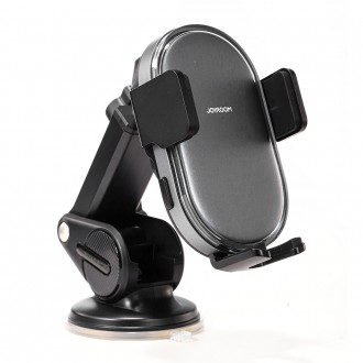 Joyroom držák do auta s 15W indukční nabíječkou na palubní desku černý (JR-ZS299)