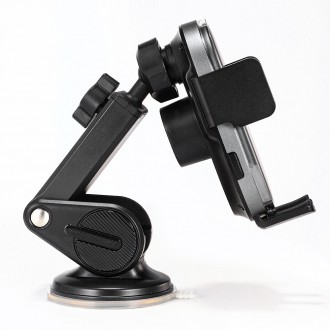 Joyroom držák do auta s 15W indukční nabíječkou na palubní desku černý (JR-ZS299)