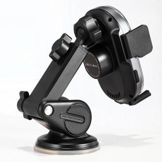 Joyroom držák do auta s 15W indukční nabíječkou na palubní desku černý (JR-ZS299)