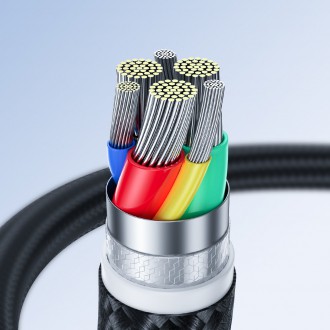 Joyroom USB C - Lightning 20W kabel řady Surpass pro rychlé nabíjení a přenos dat 0,25 m černý (S-CL020A11)