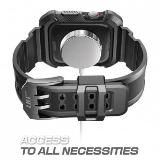 Supcase UNICORN BEETLE PRO Apple Watch 4/5/6/7/8/SE (44/45MM) ČERNÉ