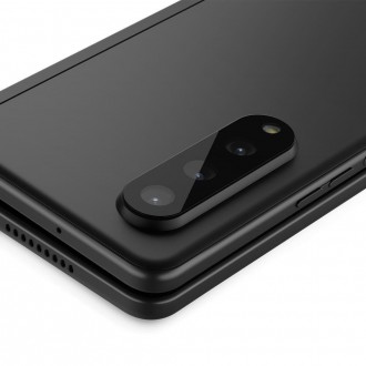 TEPLOVANÉ SKLO Spigen OPTIK.TR OBJEKTIV FOTOAPARÁTU GALAXY Z Fold ČERNÝ