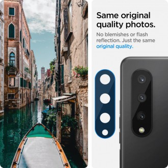 TEPLOVANÉ SKLO Spigen OPTIK.TR OBJEKTIV FOTOAPARÁTU GALAXY Z Fold ČERNÝ