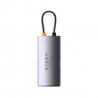 Baseus Metal Gleam Series HUB 4 v 1 USB typu C – 3 x USB 3.2 Gen. 1 / RJ45 (WKWG070113)