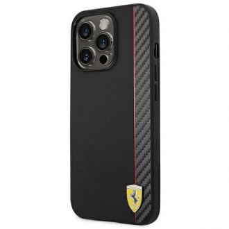 Ferrari FEHCP14LAXBK iPhone 14 Pro 6,1&quot; černo/černé pevné pouzdro Carbon