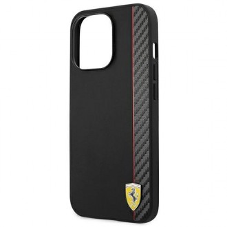 Ferrari FEHCP14LAXBK iPhone 14 Pro 6,1&quot; černo/černé pevné pouzdro Carbon