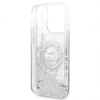 Karl Lagerfeld KLHCP14LLCRSGRS iPhone 14 Pro 6.1 "silver / silver hardcase Liquid Glitter RSG