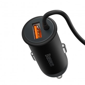 Baseus bezdrátová nabíječka do auta s držákem MagSafe 15W pro ventilaci + USB-A 25W černá (CW01)