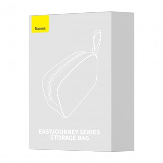 Malá cestovní taška Baseus EasyJourney Series, pouzdro na telefon, sluchátka a další drobnosti šedé