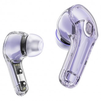 Bezdrátová Bluetooth sluchátka Acefast T8 TWS růžová