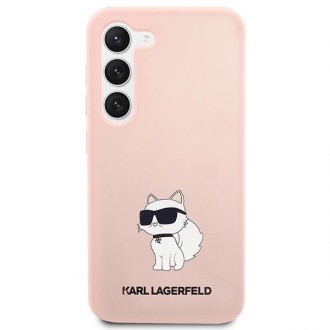 Karl Lagerfeld KLHCS23SSNCHBCP S23 S911 pevné pouzdro růžové/růžové silikonová chupette