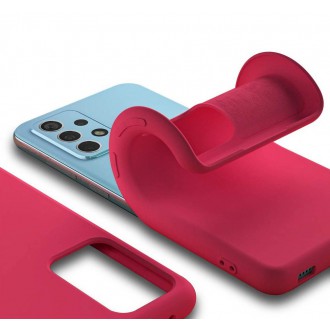 Silicone Case Soft Flexible Rubber Cover for Samsung Galaxy A32 4G pink