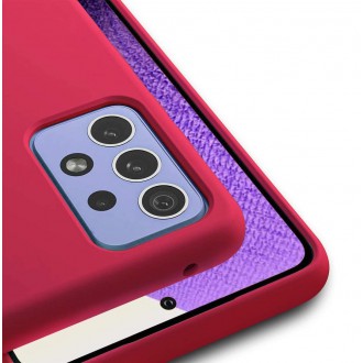 Silicone Case Soft Flexible Rubber Cover for Samsung Galaxy A32 4G pink
