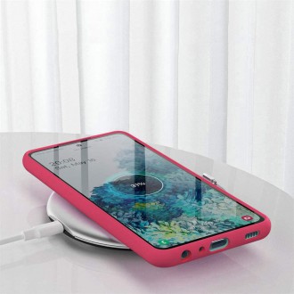 Silicone Case Soft Flexible Rubber Cover for Samsung Galaxy A32 4G pink