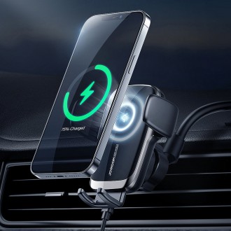 Joyroom Qi Wireless Charger Automatic Electric Car Holder for Cockpit Dashboard Black (JR-ZS248)