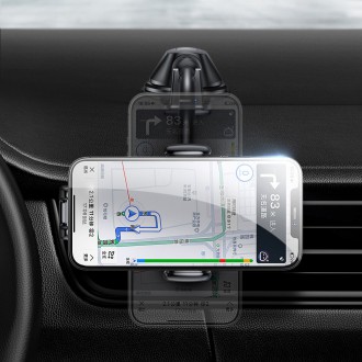 Joyroom Qi Wireless Charger Automatic Electric Car Holder for Cockpit Dashboard Black (JR-ZS248)