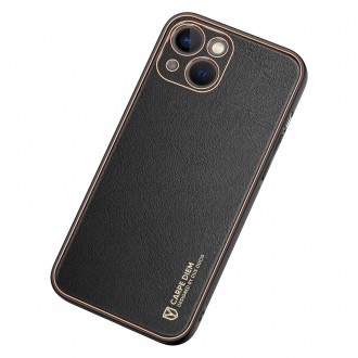 Elegantní pouzdro Dux Ducis Yolo z ekologické kůže iPhone 13 černé