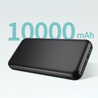 Choetech powerbanka 10000mAh 18W QC PD USB / USB C černá