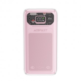 Powerbanka Acefast 10000mAh Sparkling Series rychlé nabíjení 30W růžová (M1)