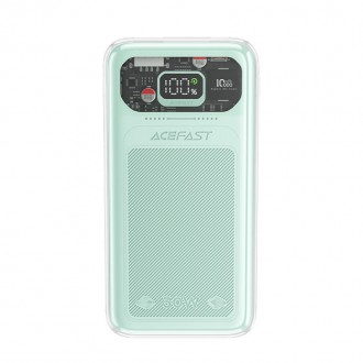 Powerbanka Acefast 10000mAh Sparkling Series rychlé nabíjení 30W zelená (M1)