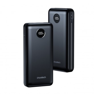 Choetech powerbanka PD 45W 20000mAh černá (B653)