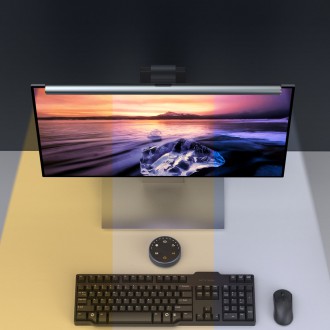 Elesense kancelářská bezdrátově ovládaná LED lampa osvětlení pro monitor 2 ks černá (E1129)