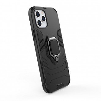 Ring Armor Case Kickstand Tough Rugged Cover for iPhone 12 Pro / iPhone 12 black