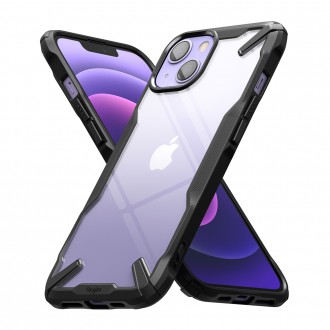 Ringke Fusion X durable PC Case with TPU Bumper for iPhone 13 black (FX545E55)