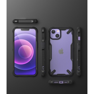 Ringke Fusion X durable PC Case with TPU Bumper for iPhone 13 black (FX545E55)