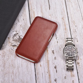 iCarer Curved Edge Vintage Folio Leather Case iPhone 13 Red (RIX1302-RD)